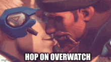 Hop On Overwatch Reaper GIF - Hop On Overwatch Reaper Soldier76 GIFs