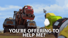 Youre Offering To Help Me Ty Rux GIF - Youre Offering To Help Me Ty Rux Revvit GIFs
