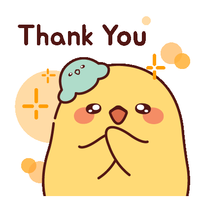 Duck Yellow Sticker - Duck yellow thank you - Discover & Share GIFs