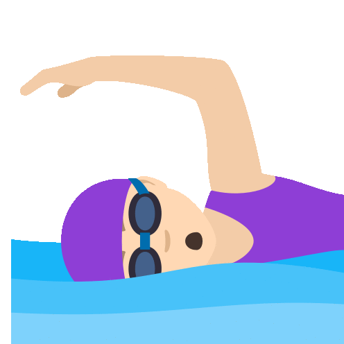 Swimming Joypixels Sticker - Swimming Joypixels Freestyle Swimming Stickers