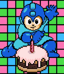 Megaman Birthday GIF - Megaman Birthday GIFs