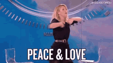 Peace And Love Alessiamarcuzzi GIF - Peace And Love Alessiamarcuzzi Isola GIFs