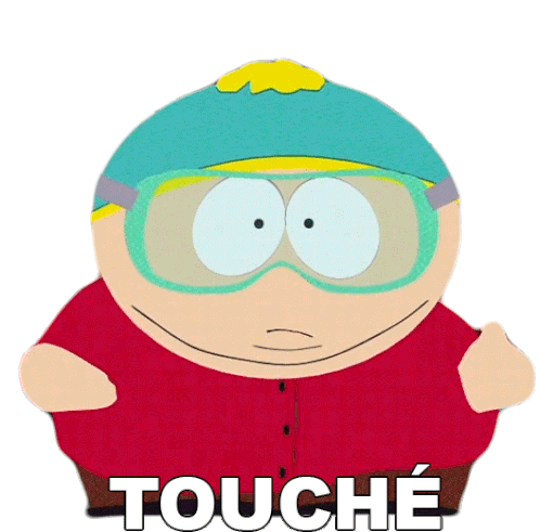 Touche Cartman Sticker - Touche Cartman South Park Stickers