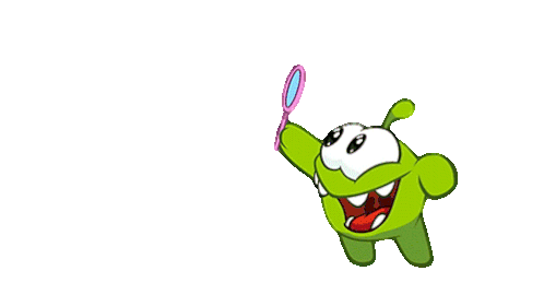 Blowing Bubbles Om Nom Sticker - Blowing Bubbles Om Nom Om Nom And Cut The Rope Stickers