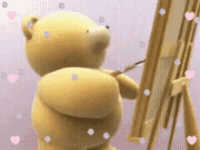 Bear Painting GIF - Bear Painting I Love You GIFs