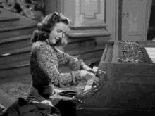 it started with eve piano deanna durbin playing the piana