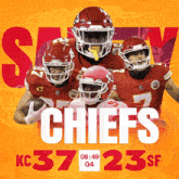 San Francisco 49ers (23) Vs. Kansas City Chiefs (37) Fourth Quarter GIF - Nfl National Football League Football League GIFs