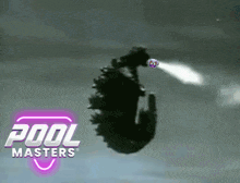 a poster for the pool masters shows a seahorse