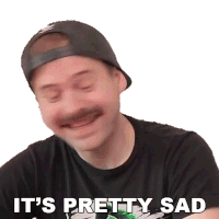 Its Pretty Sad Jared Dines Sticker - Its Pretty Sad Jared Dines Its Sad Stickers