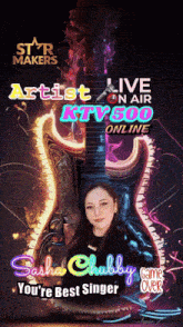 a poster for a live artist on air ktv500 online