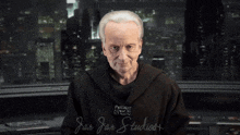 a man with a wig on his head and the name jar jar studios written on the bottom