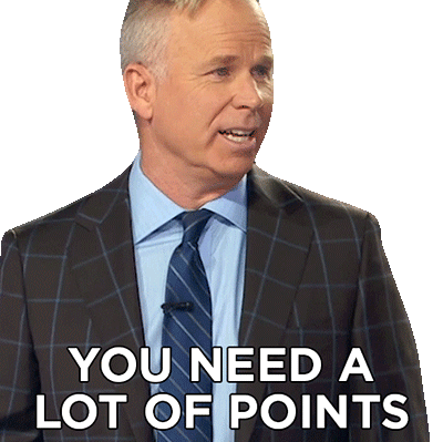 You Need A Lot Of Points Gerry Dee Sticker - You Need A Lot Of Points Gerry Dee Family Feud Canada Stickers