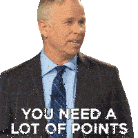 You Need A Lot Of Points Gerry Dee Sticker - You Need A Lot Of Points Gerry Dee Family Feud Canada Stickers