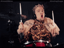 Drums Forestofwires GIF - Drums Forestofwires Onestopshoppe GIFs