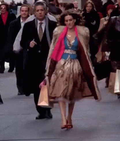 Carrie Bradshaw Back To Nyc GIF - Carrie Bradshaw Back To Nyc Sjp GIFs