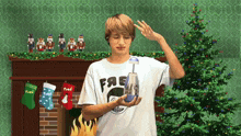 Fred Figglehorn Christmas Cash GIF - Fred Figglehorn Christmas Cash Explosion GIFs