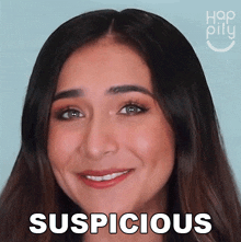 Suspicious Jennifer Alvarez GIF - Suspicious Jennifer Alvarez Happily GIFs