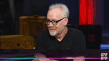 smiling adam savage the great debate nodding thats right