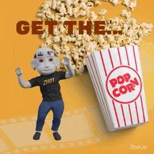 Popcorn Popcorn Eating GIF