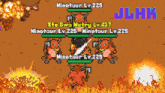a screenshot of a video game with jlhk written in the upper right corner