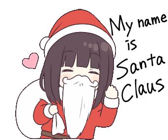 Santa Claus Sticker - Santa Claus Anime Stickers