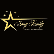 a logo for the army family with a star and stars