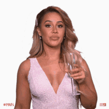 Drinking Cathy Evans GIF - Drinking Cathy Evans Married At First Sight GIFs
