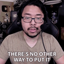 Theres No Other Way To Put It Yongyea GIF - Theres No Other Way To Put It Yongyea Straightforward GIFs
