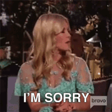 Im Sorry Real Housewives Of New York GIF - Im Sorry Real Housewives Of New York My Apology GIFs