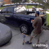 A Man Trips On A Tiny Scooter Viralhog GIF - A Man Trips On A Tiny Scooter Viralhog A Man Fell Because Of A Small Scooter GIFs