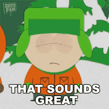 That Sounds Great Kyle Broflovski GIF - That Sounds Great Kyle Broflovski South Park GIFs