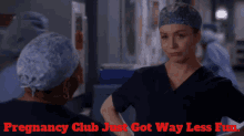 Greys Anatomy Amelia Shepherd GIF - Greys Anatomy Amelia Shepherd Pregnancy Club Just Got Way Less Fun GIFs