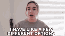 I Have Like A Few Different Options Stella Rae GIF - I Have Like A Few Different Options Stella Rae I Have Many Suggestions GIFs