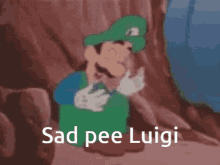 Luigi Sad GIF - Luigi Sad Crying GIFs