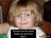 Make Up Hair Tips GIF