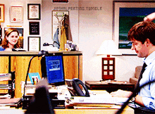 The Office Air Five GIF - The Office Air Five High Five GIFs