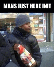 Mans Just Here Init GIF