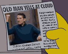 Scott Aukerman Yells At Cloud Old Man Yells At Cloud GIF - Scott Aukerman Yells At Cloud Old Man Yells At Cloud Cbb GIFs