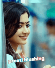 Preeti Blushing GIF