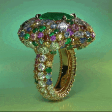 Green Diamond Emerald Ring GIF - Green Diamond Emerald Ring GIFs