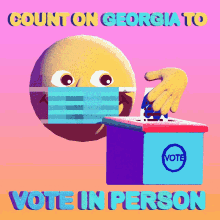 Count On Georgia To Vote In Person Ga GIF - Count On Georgia To Vote In Person Count On Georgia Ga GIFs