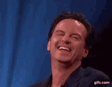 Andrew Scott Laugh GIF - Andrew Scott Laugh Smile GIFs