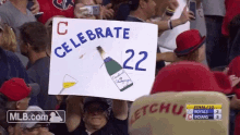 fans celebrate cleveland indians winning streak