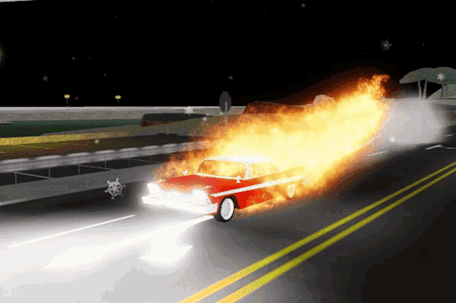 christine car on fire