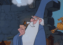 Wizard Sword In The Stone GIF - Wizard Sword In The Stone Smoking GIFs