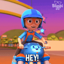 Hey Blippi GIF - Hey Blippi Blippi Wonders Educational Cartoons For Kids GIFs