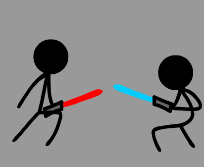 Lightsaber Stickman GIF - Lightsaber Stickman Fighting - Discover & Share  GIFs