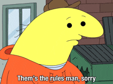 Them'S The Rules Man Sorry Charlie GIF