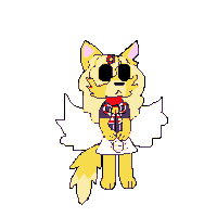 Fox Daisy Katsuki Sticker