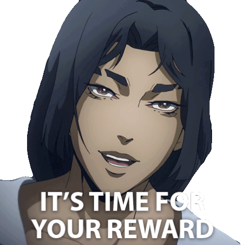 Its Time For Your Reward Alucard Sticker - Its Time For Your Reward Alucard Sumi Stickers